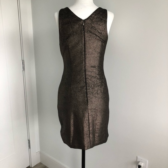 Halston Heritage bronze mini dress - Picture 2 of 4